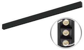 Plafoniera LED 40W 120cm, UGR16 CCT PHILIPS Certadrive - Bianca o nera Colore Bianco Variabile CCT, Colore del corpo Nero