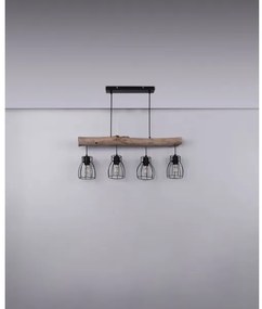 Globo 15326-4N - Lampadario a sospensione con filo MINA 4xE27/40W/230V