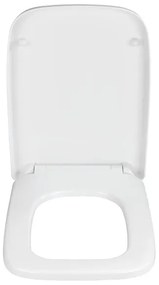 WENKO 24334100-Sedile per WC EXCLUSIVE 46,5x37 cm bianco/argento