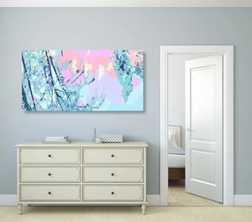 Quadro su tela – Connessione astratta degli alberi