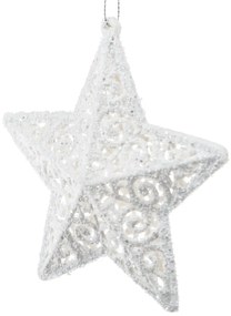 Decorazione per albero di natale in plastica 11,5 cm Star – Dakls