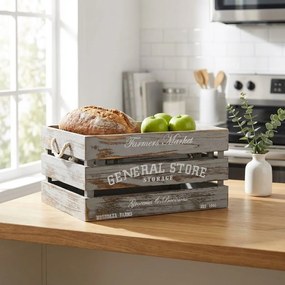 JOSE - set di 4 cassette in legno