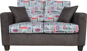 Divano in tessuto 2 posti 142 cm - made in italy ASIA English