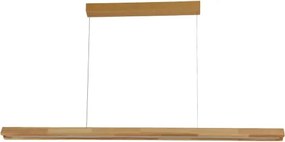 Brilagi - Lampada a sospensione LED con cavo UMEA WOOD LED/30W/230V 120 cm in legno di caucciù
