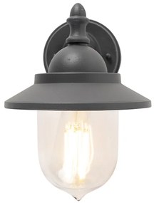 Lampada da parete per esterni romantica grigio scuro - Oxford