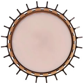 Nordlux - Plafoniera da esterno ALUDRA 1xE27/15W/230V marrone