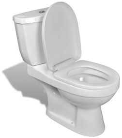 Toilette Con Cisterna Bianca /
