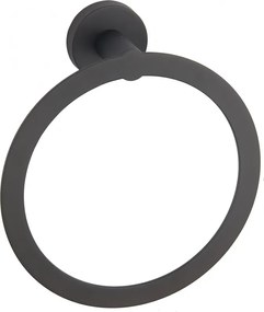 Mexen Tiber appendiabiti per asciugamani, nero - 7050532-70