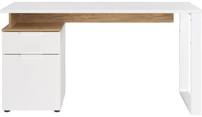 Tavolo da lavoro con piano bianco 61x140 cm Hasselt - Germania