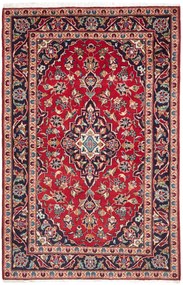 Kashan Tappeto 100 x 150 Rosso (Iran) Annodato A Mano