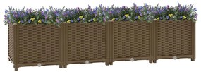 Fioriera Rialzata 160x40x38 Cm İn Polipropilene /