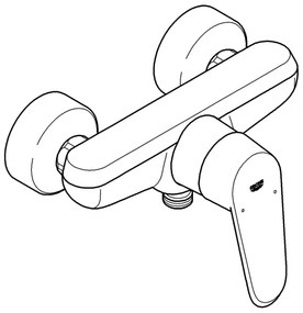 GROHE 33569002 - Miscelatore per doccia EURODISC COSMOPOLITAN DN 15 cromo lucido