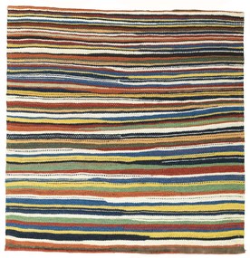 Kilim Tappeto 100x100 (Iran) Tessuto A Mano