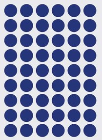 Ferm Living Adesivo murale Mini Dots - Blau