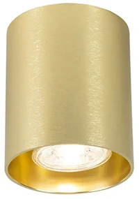 Faretto a incasso intelligente oro incl. WiFi GU10 - Tubo