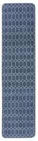 Runner lavabile blu scuro 57x230 cm Argyll - Flair Rugs