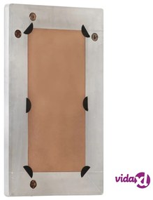 vidaXL Specchio Stile Aviatore 80x50 cm in Metallo