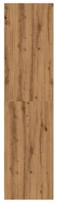Armadio rovere artigianale 100x50x200 cm in legno multistrato