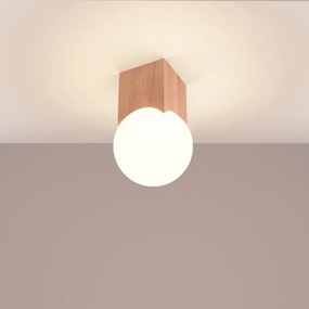 Sollux SL.1407 - Faretto SOLIS 1xG9/8W/230V faggio