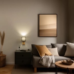 Brilagi - Applique NUBILA WOOD 1xE27/25W/230V quercia/nero