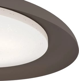 Eglo 99704 - Plafoniera LED PENJAMO LED/17,1W/230V marrone