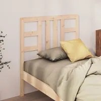 Testiera per Letto 106x4x100 cm in Legno Massello di Pino 817825