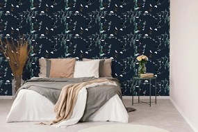 Carta da parati – Bellissime farfalle in versione blu