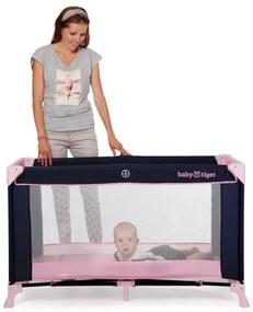 KINDERKRAFT - Culla da viaggio Baby Tiger VIKI rosa