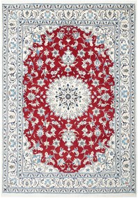 Nain Tappeto persiano 240x170 Rosso (Iran) Annodato A Mano