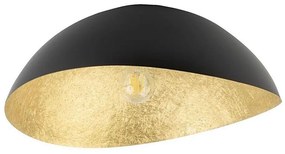 Lampadario SOLARIS 1xE27/60W/230V nero/oro, montaggio a soffitto