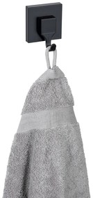 Ganci neri in plastica autobloccanti in set di 2 pezzi Quadro - Wenko