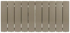 Radiatore acqua calda PRODIGE MODERN in alluminio, 10 elementi, interasse 350 mm, bronze