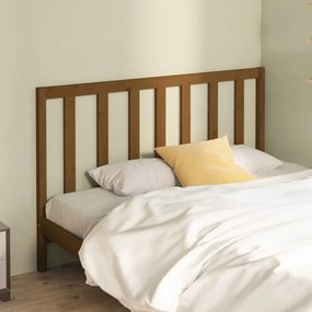 Testiera Per Letto Ambra 146x4x100 Cm İn Legno Massello Di Pino /