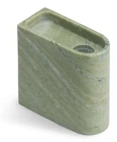 Northern - Monolith Candle Holder Low Mixed Green Marble Northern