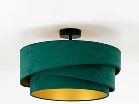 Duolla - Lampadario a plafone KOBO 1xE27/15W/230V diametro 45 cm verde