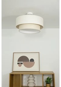 Plafoniera NATIA 1xE27/60W/230V colore crema