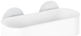 WENKO 21824100-Mensola OSIMO plastica 27x12 cm bianco/trasparente