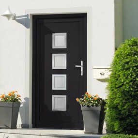Porta Ingresso Antracite 98x208 Cm İn Pvc /