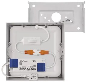 Plafoniera LED LED/7,6W/230V 3000/3500/4000K 12x12 cm bianca