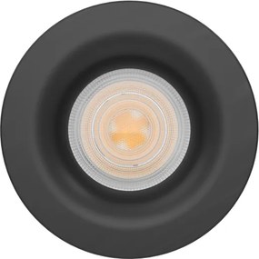 Eglo 902273 - LED Faretto da incasso per bagno SALABATE LED/4,9W/230V Ø8,8 cm IP65 nero