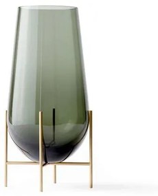 Echasse Vaso Large Smoke/Brushed Brass - Audo Copenhagen