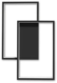 Plafoniera LED dimmerabile 45W/230V 3000-6500K nera + telecomando