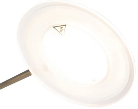 Lampada da terra bronzo con braccio di lettura incl. LED - Ibiza