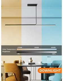 Immax NEO 07235L - Lampadario a sospensione con supporto rigido LED dimmerabile LITE ASTA LED/28W/230V Tuya + +TC