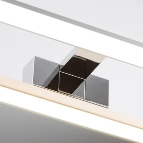 Brilagi - Specchio da bagno con luce LED VESTRA, 15 W/230 V, 80 cm, IP44, cromato