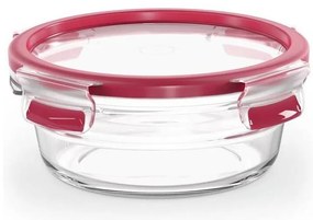 Tefal - Contenitore per alimenti 0,6 l MSEAL GLASS rosso/vetro