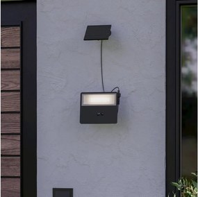 Eglo 901085-LED Lampada da parete solare PANETTIERI LED/6,7W/3,7 1200mAh IP44 nera