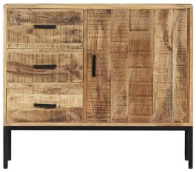 Credenza 88x30x71 cm legno massello di mango