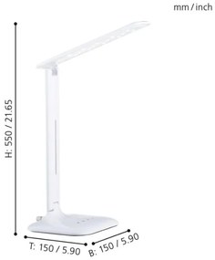 Eglo 93965 -  Lampada da tavolo CAUPO LED/2.9W/230V