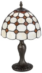 Brilagi - Lampada da tavolo Tiffany a vetri colorati DORAN 1xE14/40W/230V